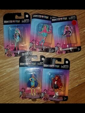 Monster High Mini Fashion Dolls - Multicolor (Set of 5) By Mattel